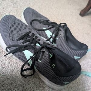 Brooks Women's Charcoal and Mint Sneakers